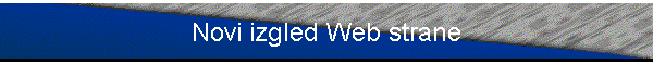 Novi izgled Web strane